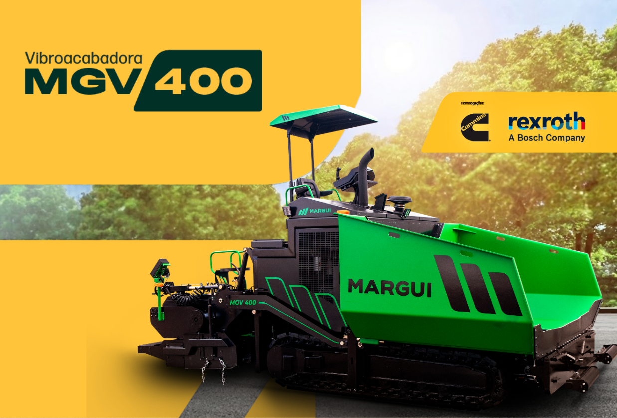 MGV400 é homologada pela Cummins e Bosch Rexroth e eleva o padrão de segurança e confiabilidade nas obras